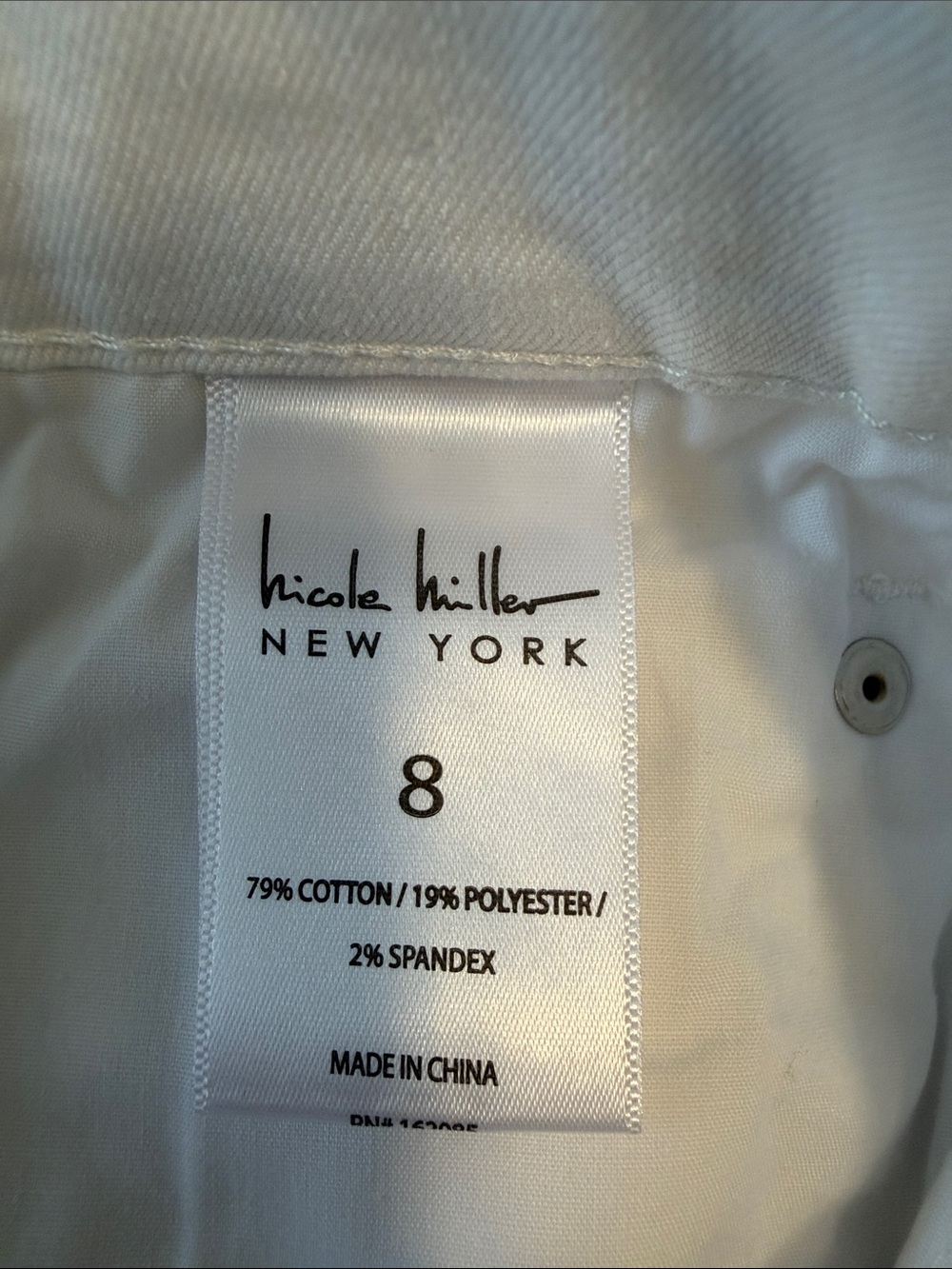 Nicole Miller White Denim Jeans - Picture 8 of 10